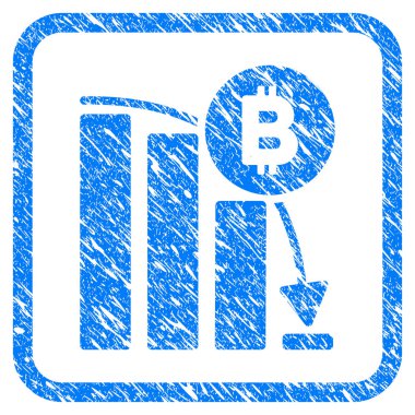 Damga Bitcoin panik sonbahar grafik çerçeveli