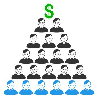 Ponzi piramit şeması simgesi