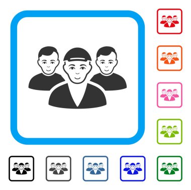 Erkek arkadaş çerçeveli simgesi tadını çıkarın.