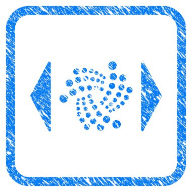 Iota çerçeveli damga düzenleyen