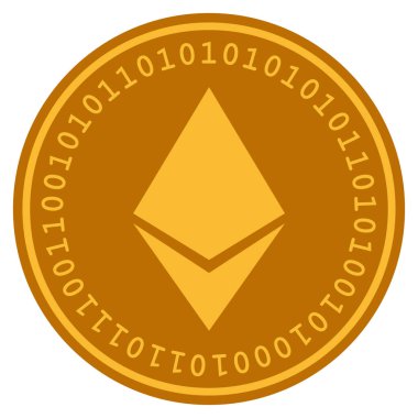 Ethereum kristal dijital madeni para