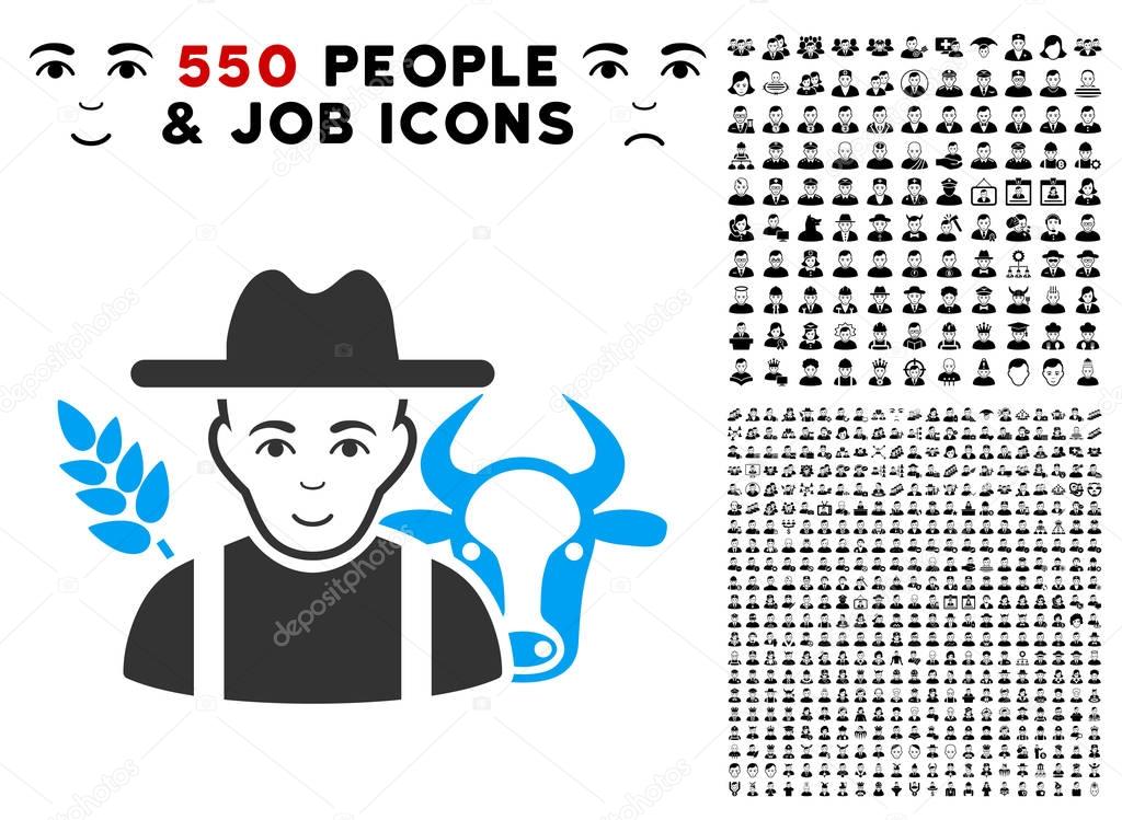 Farmer Icon with Bonus