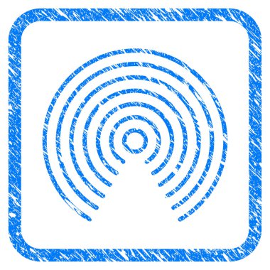 Atlayış damga çerçeveli