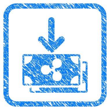 Dalgalanma banknotlar gelir damga çerçeveli