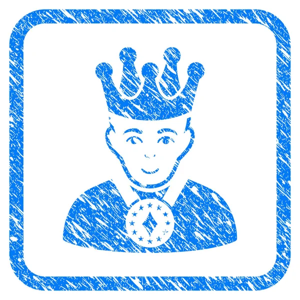 Król wrobił Stamp — Wektor stockowy