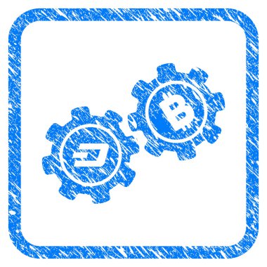 Dash Bitcoin vites damga çerçeveli