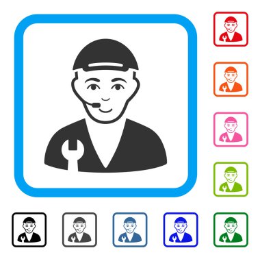 Servis operatörünüze sevinç simgesi çerçeveli