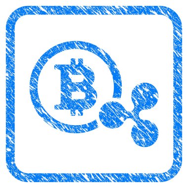 Bitcoin ve dalgalanma damga çerçeveli