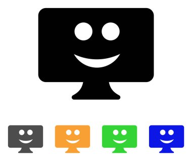 Gülümseme vektör simge görüntüle