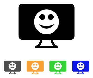 Gülümseme vektör simge görüntüle