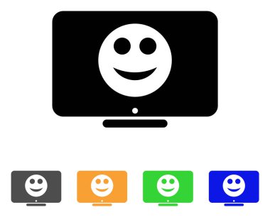 Gülümseme vektör simge görüntüle