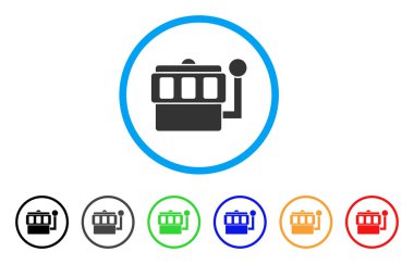 Tek kollu haydut vektör simgesi