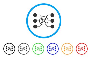 Rulet devre vektör simgesi