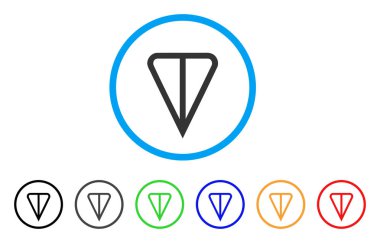 Ton para birimi simgesi yuvarlak