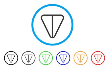 Ton para birimi simgesi yuvarlak