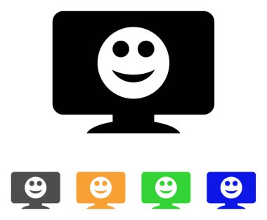 Gülümseme vektör simge görüntüle