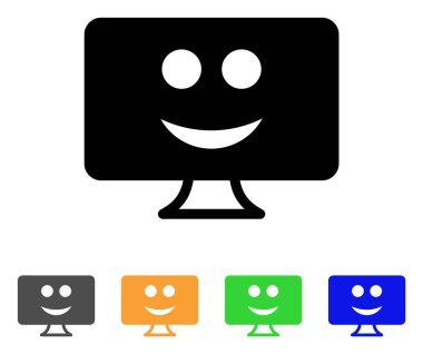 Gülümseme vektör simge görüntüle