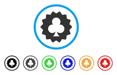 Kulüpleri simge vektör simgesi