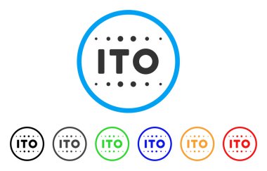 Ito resim yazısı vektör simgesi