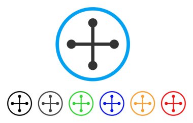 Rulet vektör simgesi