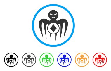 Kumar Spectre canavar vektör simgesi