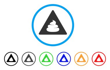 Bok tehlike vektör simgesi