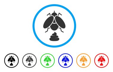 Sinek bok vektör simgesi