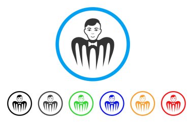 Krupiye Spectre canavar vektör simgesi