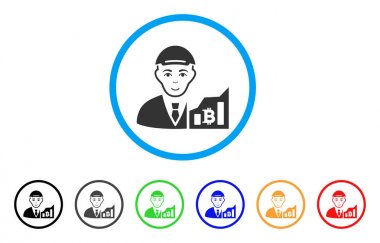 Simge Bitcoin tüccar yuvarlak