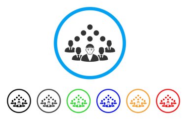 Personel Yöneticisi simgesini yuvarlak