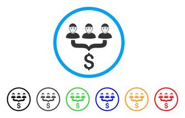 Yuvarlak simge istemci Satış Huni