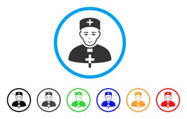 Manastır doktor simgesi yuvarlak