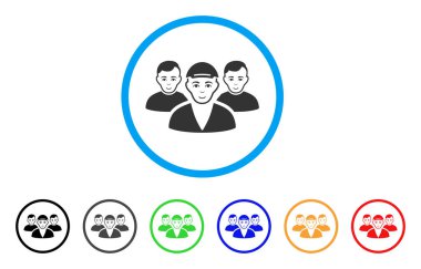 Erkek arkadaş yuvarlak simge