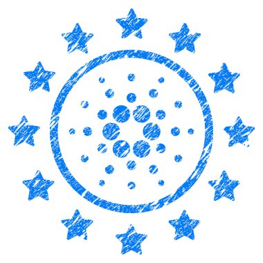 Başrollerini Cardano simgesi Grunge filigran