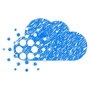 Cardano bulut simgesi Grunge filigran