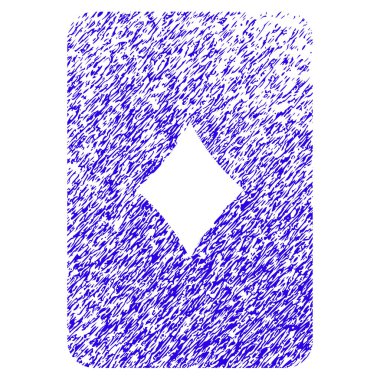 Elmas iskambil simgesi Grunge filigran