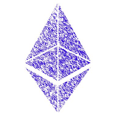 Ethereum simgesi Grunge filigran