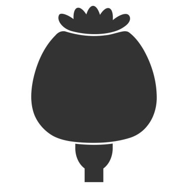 Haşhaş düz simgesi