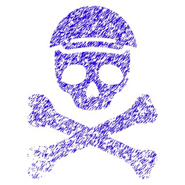 Ölümlü Skull simgesi Grunge filigran