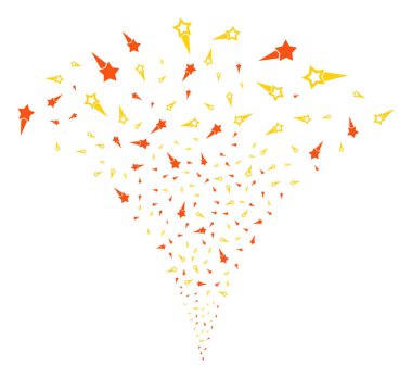 Konfeti yıldız çeşme dere