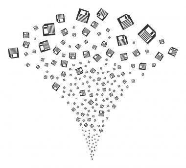 Yumuşak ve sarkık yuvarlak yüzey çeşme dere