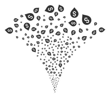 Bankacılık harita işaretleyici çeşme Stream