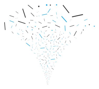 Çizgiler ve noktalar çeşme dere