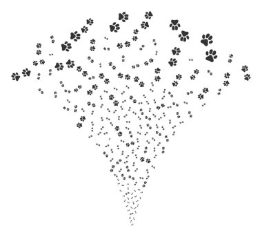 Pençe ayak izleri çeşme dere