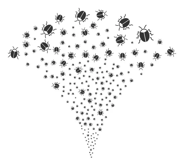 Bug fontaine Stream — Image vectorielle
