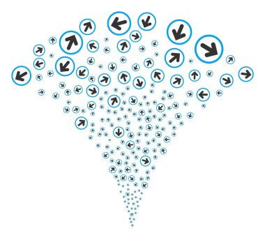 Yuvarlak ok çeşme dere