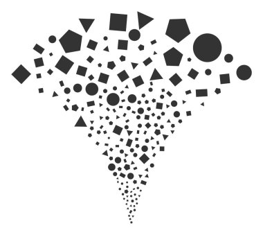 Geometrik şekiller çeşme dere