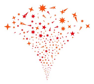 Konfeti yıldız çeşme dere