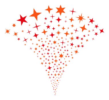 Konfeti yıldız çeşme dere