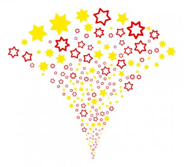 Dekorasyon yıldız çeşme dere